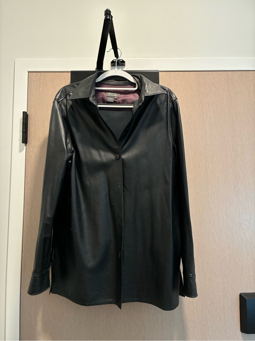 Lafayette NY 148 Leather Shirt